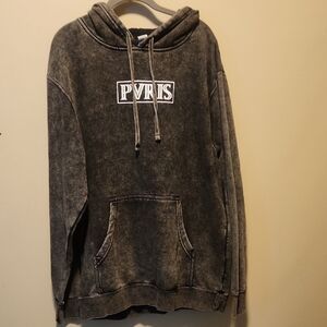 NWOT PVRIS ACID WASHED HOODIE SIZE LARGE
